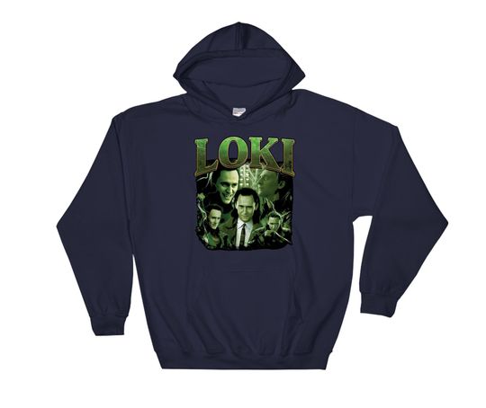 Famous Marvel Super Hero Loki Poster Cool Figure Hoodie