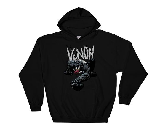 Discover Marvel Cartoon Super Bad Hero Venom Poster Cool Hoodie Sweatshirt Pullover S-M-L-XL-XXL-3XL-4XL-5XL Oversized Men Women Unisex 6415
