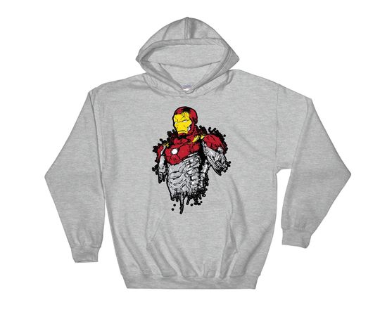 Marvel Super Hero Iron Man Poster Cool Hoodie