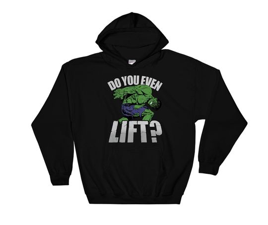 Marvel Cartoon Super Hero Hulk Do You Even Lift ? Hoodie