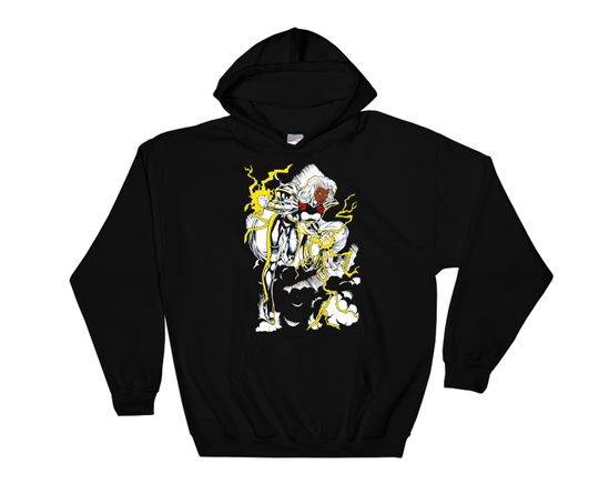 Marvel X Men Storm Action Pose Retro Graphic Marvel Hoodie