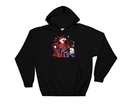 Marvel Spidey And His Amazing Friends Christmas Lights Hoodie