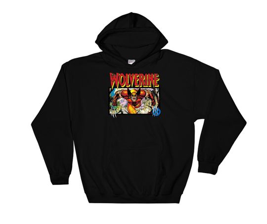 Marvel X Men Retro Wolverine 90s Marvel Comics Gift Hoodie