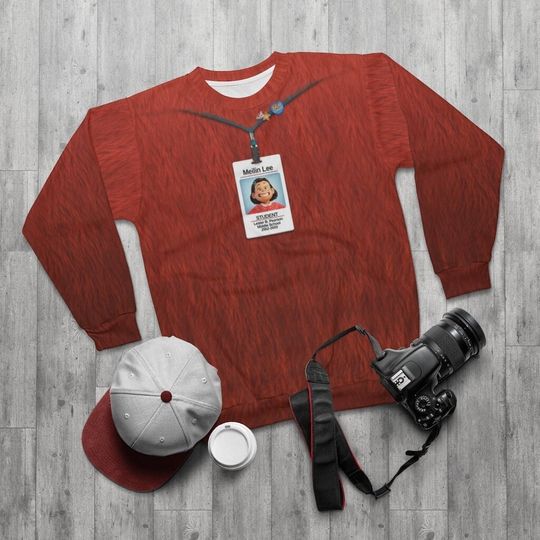 Discover Meilin Lee Red Panda Long Sleeve Shirt, Turning Red Costume, Mei-Mei, Disney Sweatshirt, Pixar Animation Cosplay, Disney Plus Outfits