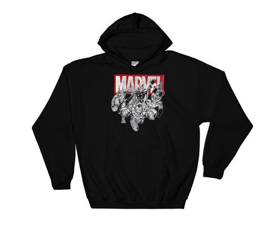 Marvel Iron Man Vintage Comic Graphic Marvel Comics Hoodie
