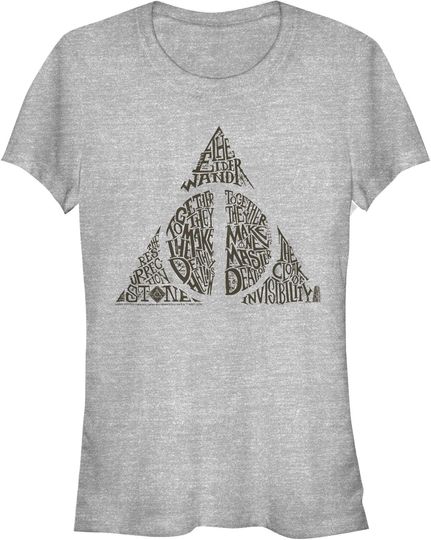 Junior's Harry Potter Deathly Hallows Secret T-Shirt