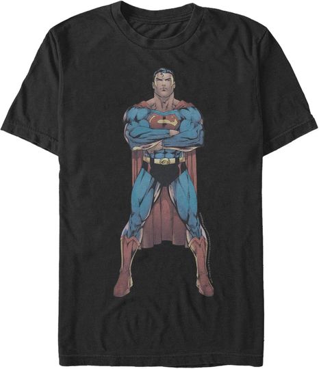 Discover Men's Superman Bold Hero Pose T-Shirt