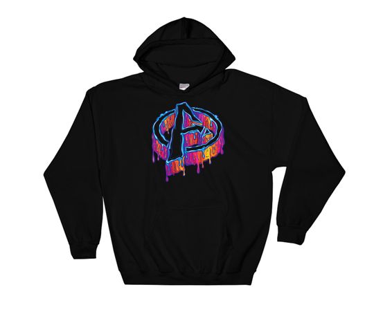 Discover Marvel Avengers A Logo Melting Paint Drip Marvel A Hoodie
