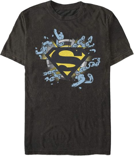Discover Fifth Sun Men's Superman Logo Broken Chain T-Shirt