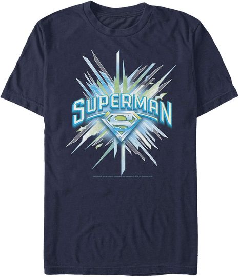 Discover Fifth Sun Men's Superman Logo Icicles T-Shirt
