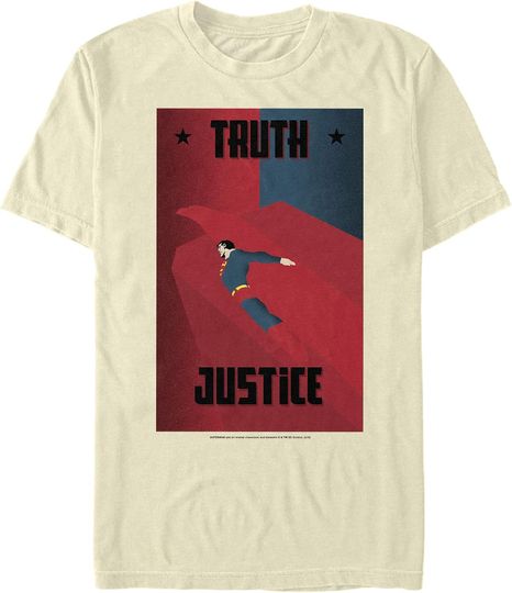 Discover Men's Superman Truth & Justice Eagle T-Shirt