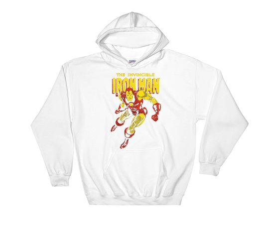 Marvel Super Hero The Invincible Iron Man Film Poster Cool Hoodie