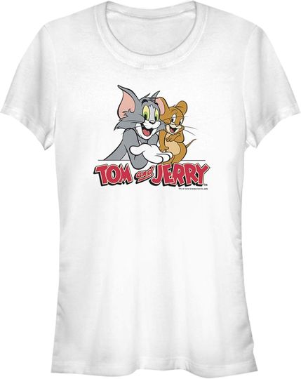 Junior's Tom and Jerry Tom and Jerry Best Friends T-Shirt