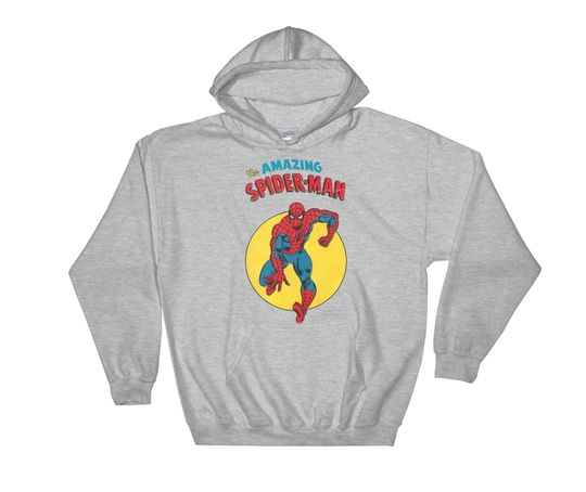 Discover Marvel The Amazing Spider Man Famous Super Hero Poster Cool Hoodie