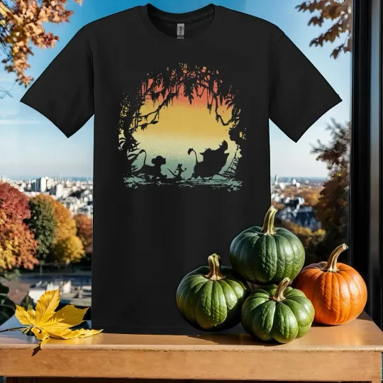 Discover Disney Lion King Simba Timon Pumbaa T-Shirt Men Women Unisex