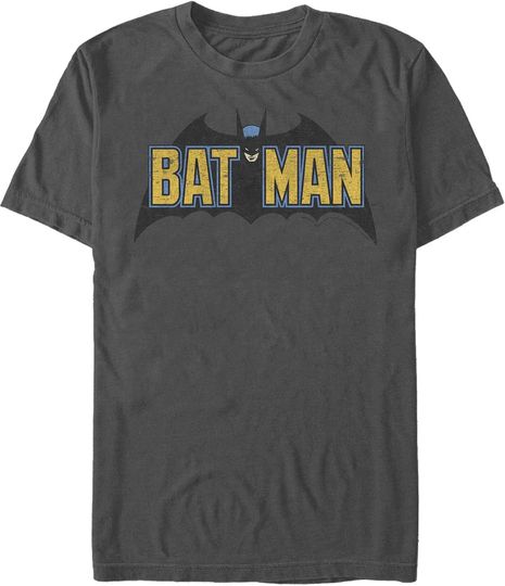 Men's Batman Caped Crusader Logo T-Shirt