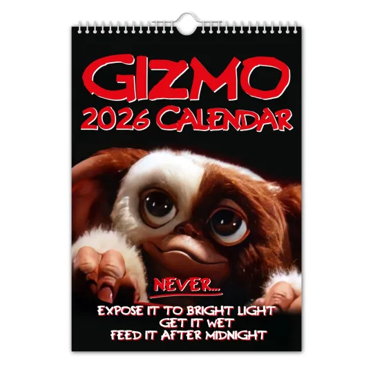 Discover 2026 Calendar - Gizmo - Funny - Quirky - Christmas - Birthday