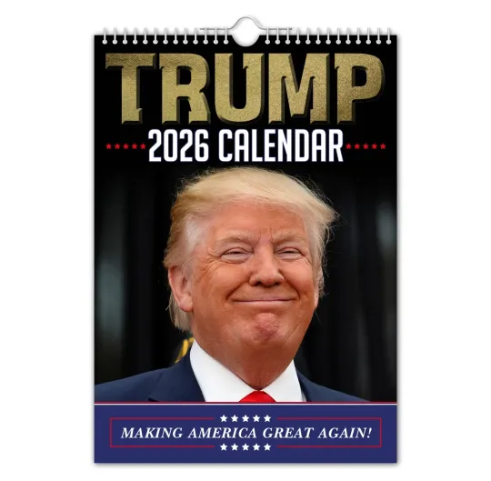 Discover Donald Trump – 2026 Wall Calendar - Funny - Quirky - Christmas - Birthday