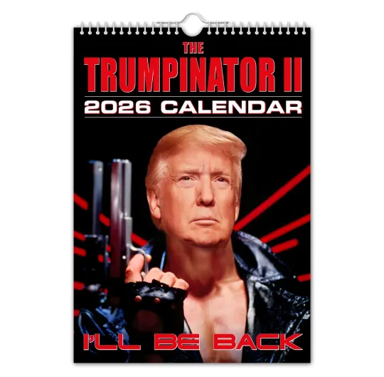 Discover 2026 Calendar - The Trumpinator – Funny - Quirky - Christmas - Birthday