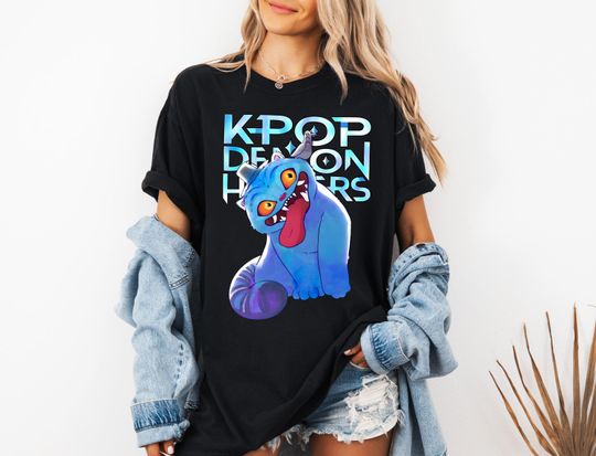Discover Kpop Demon Hunters Tiger Shirt, Derpy the Tiger And Bird Demon Hunter Tiger Shirt