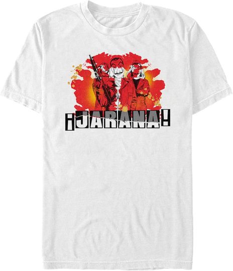 Discover Fifth Sun Men's Money Heist Jarana Flame Quote T-Shirt
