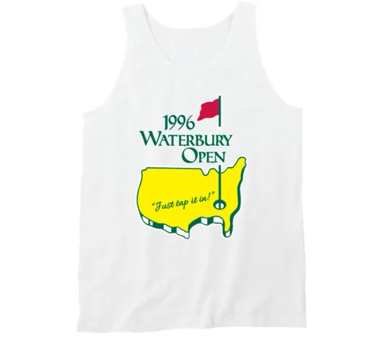 Discover The Masters Waterbury Open Just Tap It In Happy Gilmore Mashup Golf Fan Tanktop