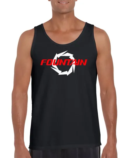 Discover Fountain Power Boats Speed Performance Logo Tank Top
