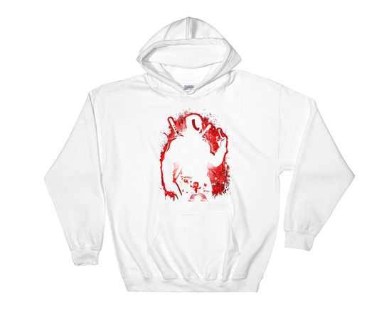 Discover Retro Marvel Deadpool Silhouette Portrai  Deadpool Hes Hoodie Sweat  Pullover S-M-L-XL-XXL-3XL-4XL-5XL Oversized Men Women Unisex AC707