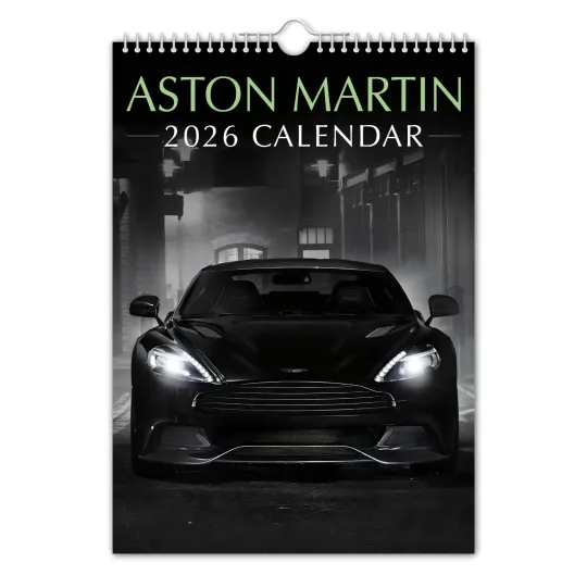 Discover 2026 Calendar - Aston Martin - Cars / Motoring / Nostalgic / Christmas