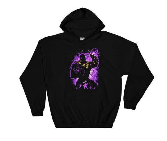 Retro Marvel Thanos Silhouette Portrai  The Infinity War Hoodie