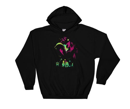 Discover Retro Marvel Avengers Wanda Vision Silhouette Portrai  Hoodie Sweat  Pullover S-M-L-XL-XXL-3XL-4XL-5XL Oversized Men Women Unisex AC703