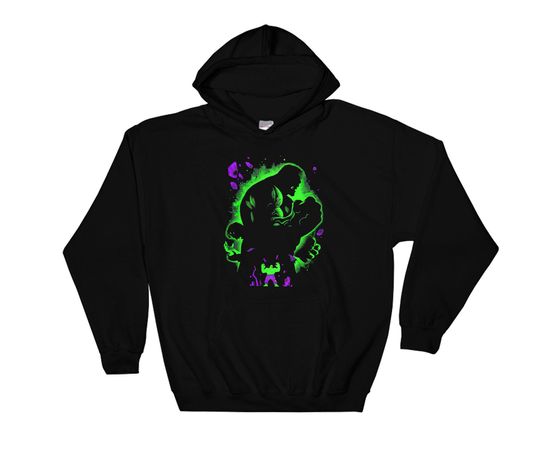 Retro Marvel Avengers Hulk Silhouette Portrai  Avengers Hoodie