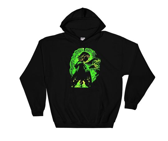 Retro Marvel Avengers Loki Sylvie Silhouette Portrai  Hoodie