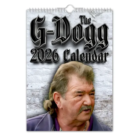 Discover The G-Dogg - 2026 Wall Calendar