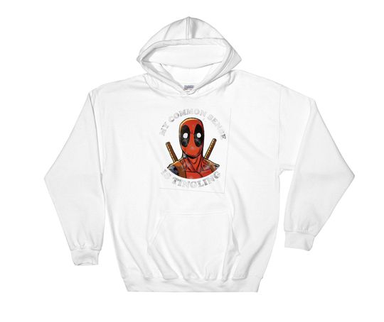 Marvel Deadpool Common Sense Is Tingling Graphic Hoodie