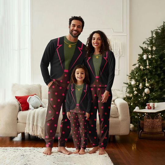 Discover Dawn Bellwether Matching Family Pajamas Set, Disney Zootopia Cosplay Costume, Animal Kingdom Christmas Pajamas, Disneyland, Disneyworld