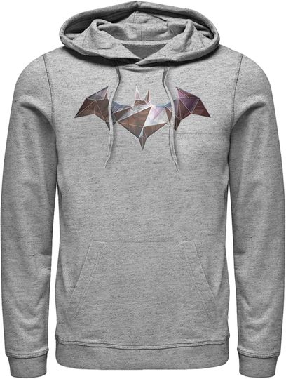 Discover Fifth Sun Men's Batman Logo Geometric Wing Pull Over Hoodie
