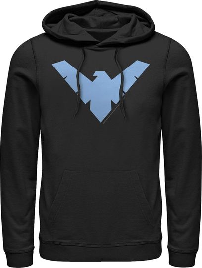 Fifth Sun Men's Batman Nightwing Logo Pull Over Hoodie