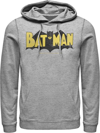 Discover Fifth Sun Men's Batman Logo Vintage Pull Over Hoodie