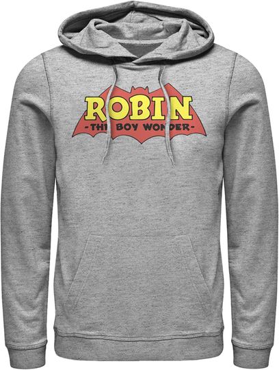 Discover Fifth Sun Men's Batman Logo Robin Boy Wonder Pull Over Hoodie