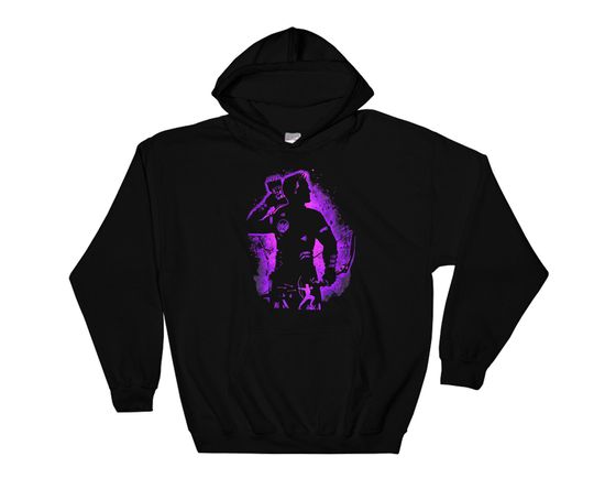 Vintage Marvel Avengers Hawkeye Silhouette Portrai  Hoodie