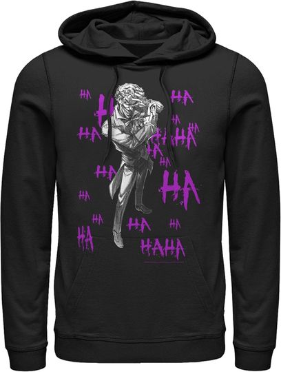 Discover Fifth Sun Men's Batman Joker Ha Ha Pull Over Hoodie