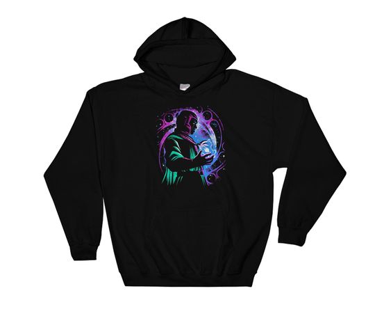 Discover Vintage Marvel Avengers Vision Silhouette Portrai Hoodie