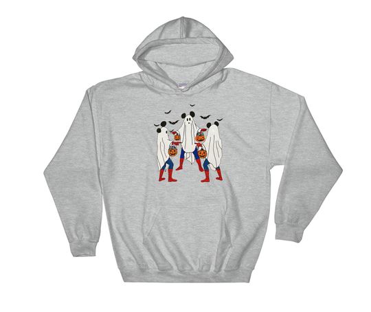 Three Spiderman Meme Custom Ghost Mickey Ears Marvel Hoodie