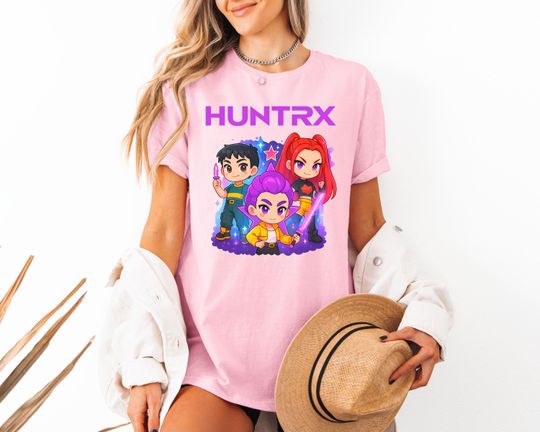 Kpop Demon Hunters Shirt, Huntrix Girl TShirt, Kpop idol group Shirt, Mira, Rumi, Joey Shirt