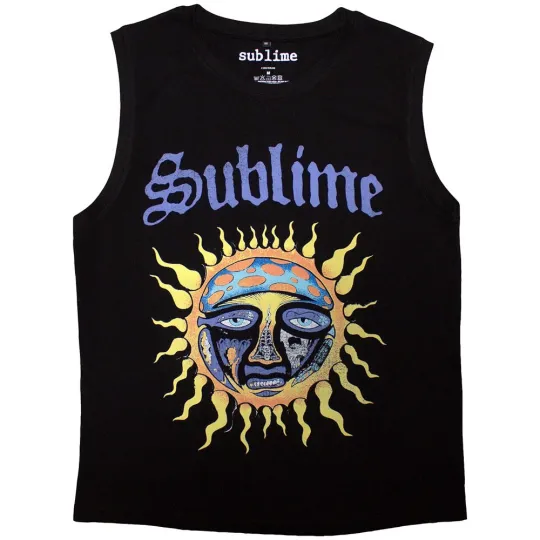 Discover Sublime Unisex Sun Logo Tank Top Black