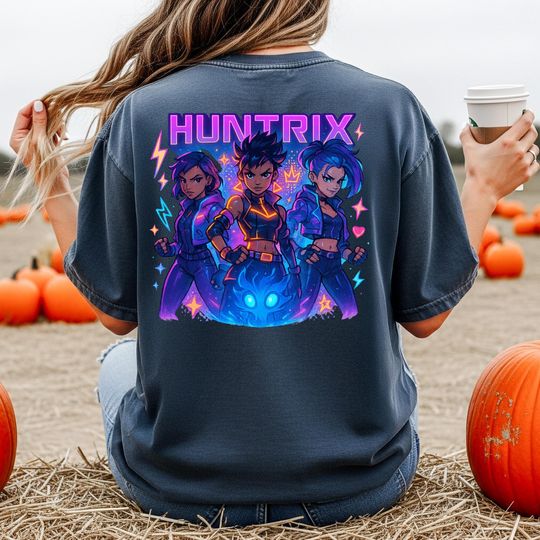 Discover Kpop Demon Hunters TShirt, Huntrix Girl Band Sweatshirt, Kpop Idol GroupTee, Mira Tee