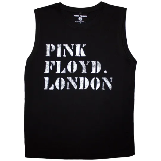 Pink Floyd Unisex Tank Top Stencil Logo