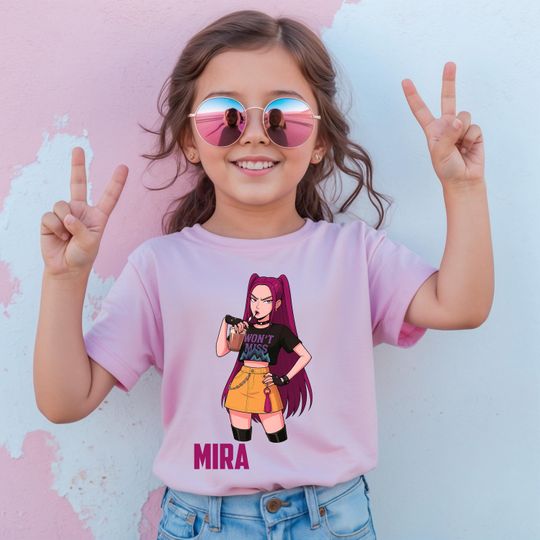 Discover Mira Huntrix Kpop Demon Hunters Shirt,Rumi Mira Zoey Shirt