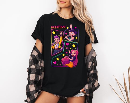 Discover Huntrix Shirt, Huntrix Anime Shirt, Huntrix Shirt Toddler, Huntrix Youth Shirt